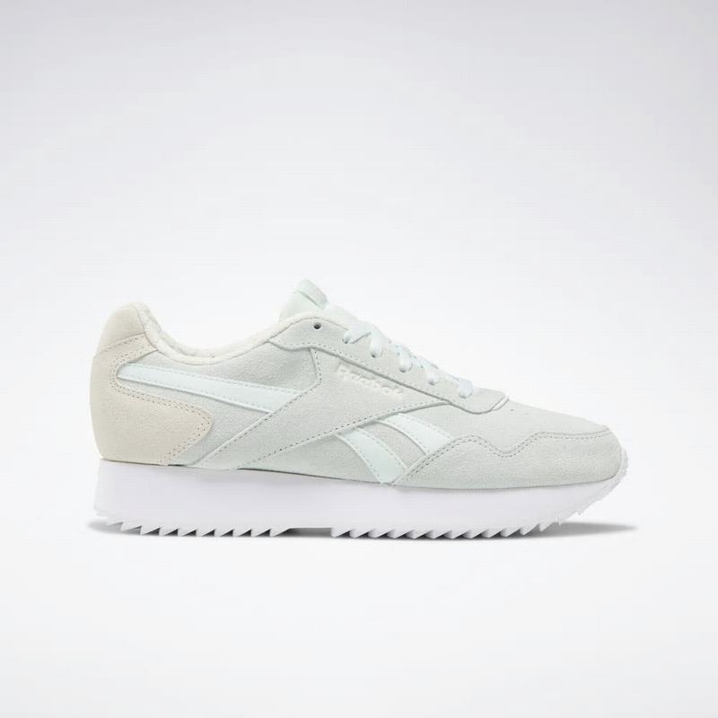 Tenisi Reebok Royal Glide Ripple Double Dama Turcoaz/Albi Romania ZM8845ZQ